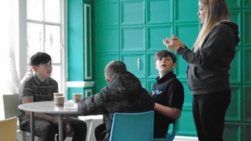 Children at Gretton School